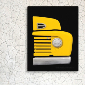 Classic Truck Grille Canvas Art Print 1950 (11x14)